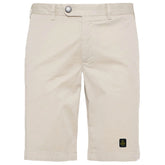 Refrigiwear Elegant Beige Bermuda Shorts with Logo Patch -   -  Refrigiwear.